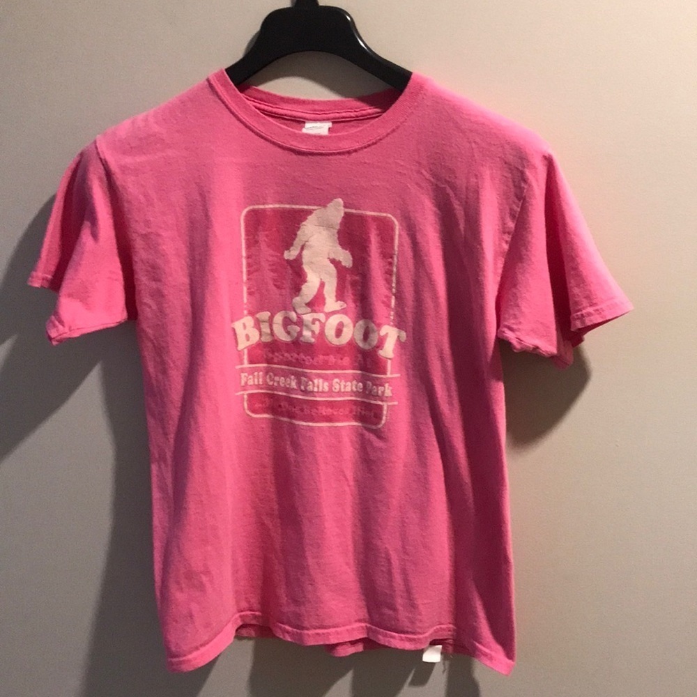Bigfoot Spotted me at Falls Creek Falls State Park destination shirt Sz XL youth